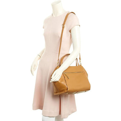 Hobo Modern Day Leather Satchel Bag - Honey