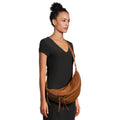 No Boundaries Carey Women's Crossbody Sling Bag Cognac Brown