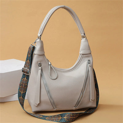 Large Capacity Stylish Crossbody Bag Fashion Shoulder Top-handle Bag-Gray