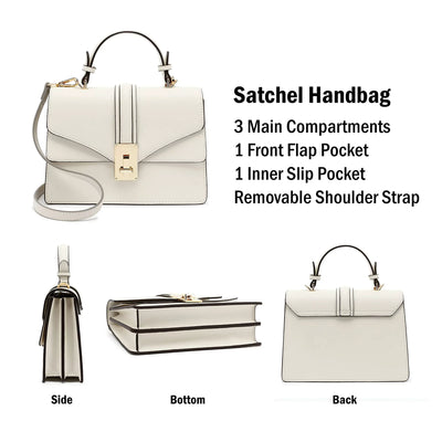 Scarleton Medium Top Handle Satchel Handbags for Women, Crossbody Bags for Women, H2077