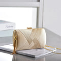 SHAOTELLME Clutch Purses For Women Tassel Evening Clutch Bag Body & Shoulder Bag For Wedding Night Out Party, Gold,