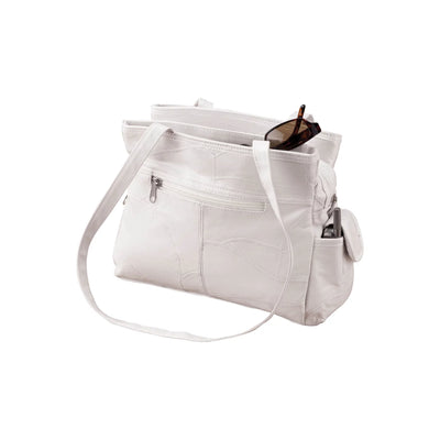 White Leather Handbag