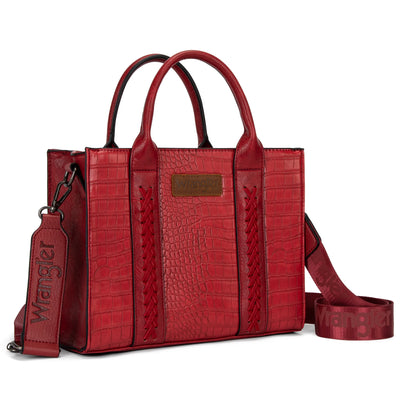 Wrangler Medium Tote Bag for Women Designer Satchel Handbags Top-handle Purses with Strap