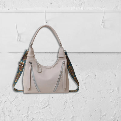 Large Capacity Stylish Crossbody Bag Fashion Shoulder Top-handle Bag-Gray