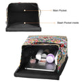 Boho Embroidered Backpack for Women, EEEkit Vintage Handmade Canvas Shoulder Bag with Ethnic Drawstring