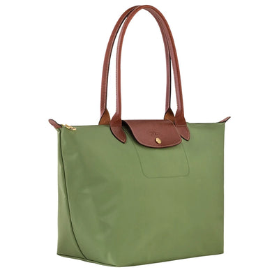 longchamptote Handbags for Women's shoulder tote bags fashion shopping canvas Hobo Bag(Moss Green)