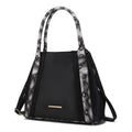 Kenna Snake embossed Vegan Leather Womens Tote Bag by Mia K